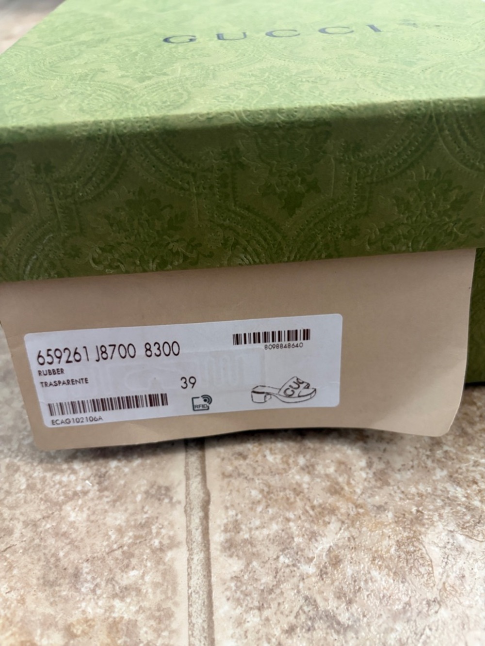 Gucci 60mm Slide Sandal - Picture 4 of 4